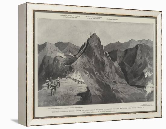 The Indian Frontier Rising-Charles Auguste Loye-Framed Premier Image Canvas