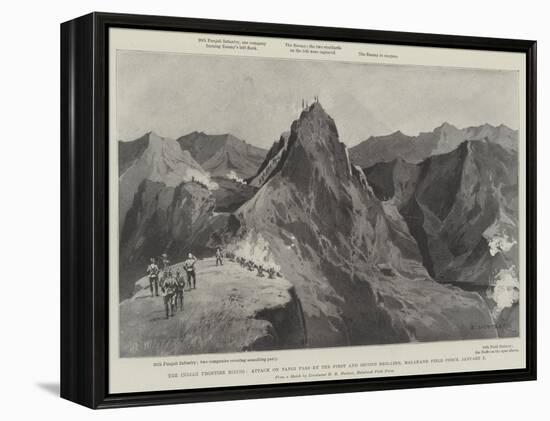 The Indian Frontier Rising-Charles Auguste Loye-Framed Premier Image Canvas