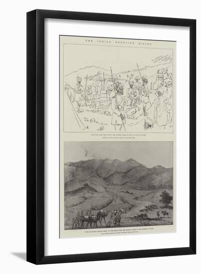 The Indian Frontier Rising-null-Framed Giclee Print