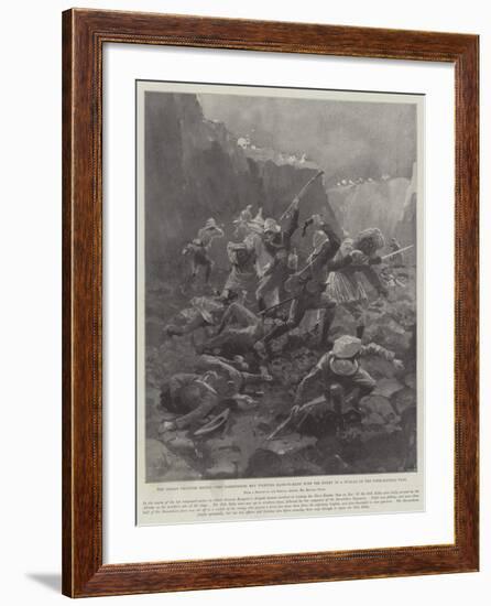 The Indian Frontier Rising-Henry Charles Seppings Wright-Framed Giclee Print