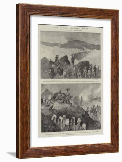 The Indian Frontier Rising-Henry Charles Seppings Wright-Framed Giclee Print