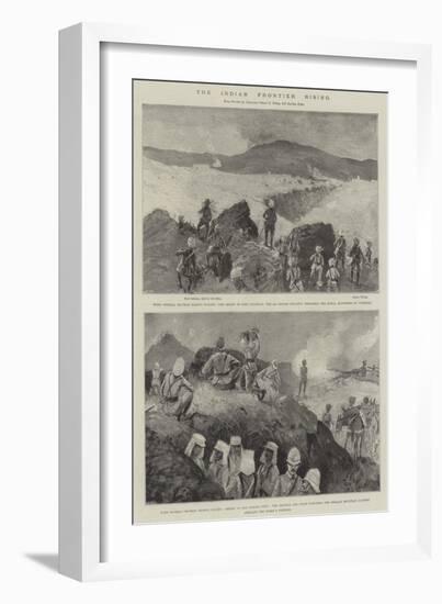 The Indian Frontier Rising-Henry Charles Seppings Wright-Framed Giclee Print