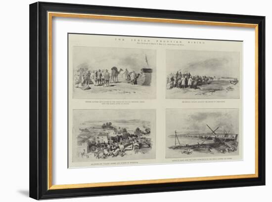 The Indian Frontier Rising-null-Framed Giclee Print