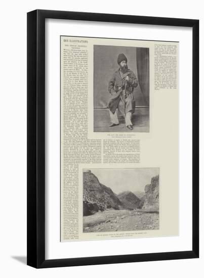 The Indian Frontier Trouble-null-Framed Giclee Print