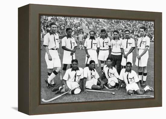 The Indian Hockey Team, Gold Medal Winners, Berlin Olympics, 1936-null-Framed Premier Image Canvas