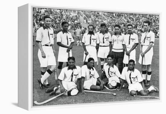 The Indian Hockey Team, Gold Medal Winners, Berlin Olympics, 1936-null-Framed Premier Image Canvas
