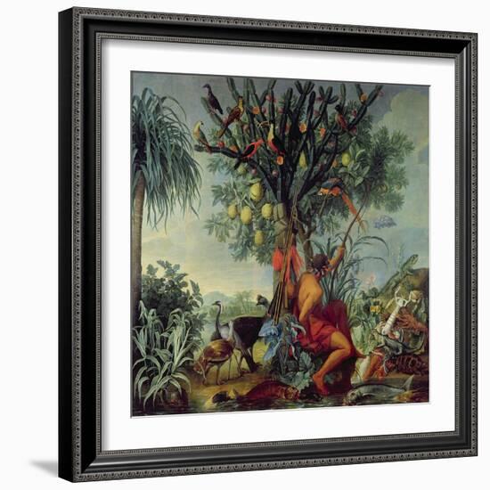 The Indian Hunter, 1740-Alexandre-Francois Desportes-Framed Giclee Print