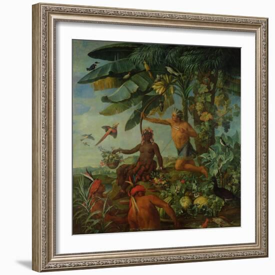 The Indian Hunter and Fisherman, 1741-Alexandre-Francois Desportes-Framed Giclee Print