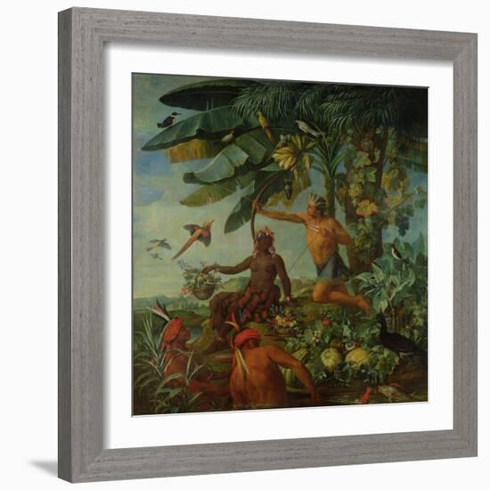 The Indian Hunter and Fisherman, 1741-Alexandre-Francois Desportes-Framed Giclee Print