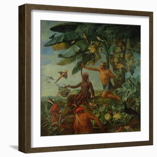 The Indian Hunter and Fisherman, 1741-Alexandre-Francois Desportes-Framed Giclee Print