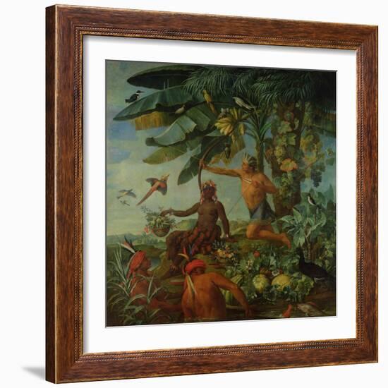 The Indian Hunter and Fisherman, 1741-Alexandre-Francois Desportes-Framed Giclee Print
