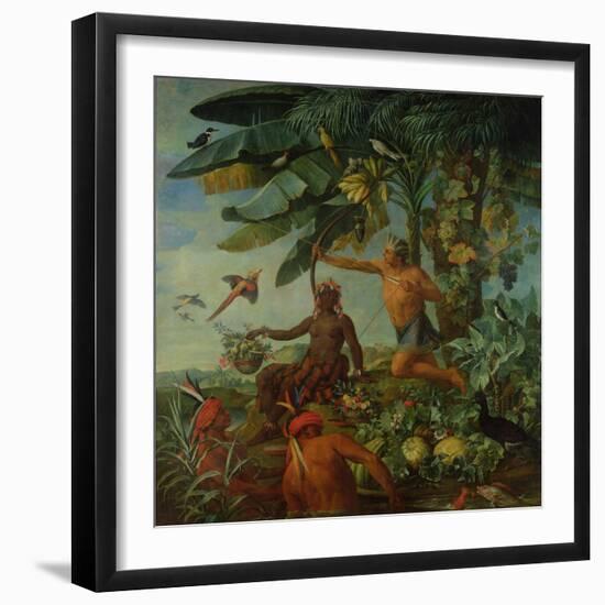 The Indian Hunter and Fisherman, 1741-Alexandre-Francois Desportes-Framed Giclee Print