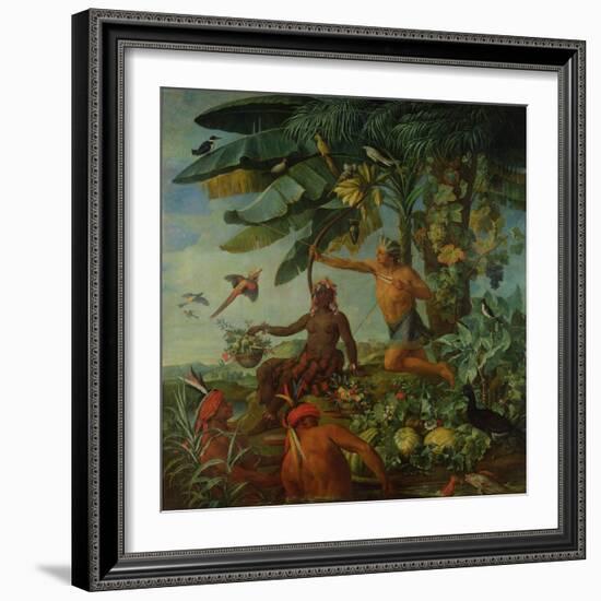 The Indian Hunter and Fisherman, 1741-Alexandre-Francois Desportes-Framed Giclee Print