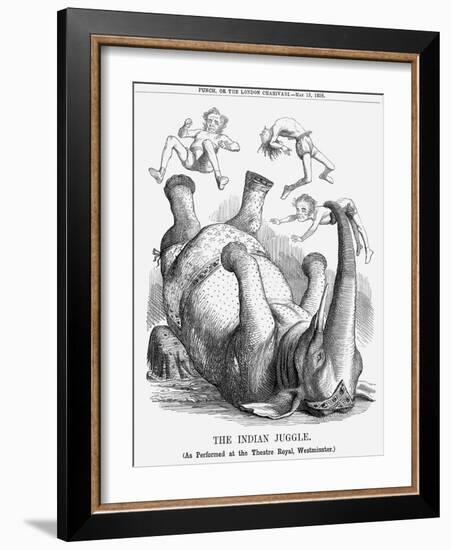 The Indian Juggle, 1858-null-Framed Giclee Print