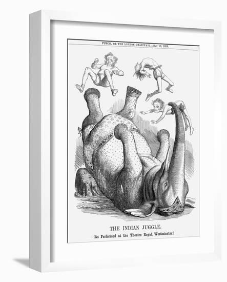 The Indian Juggle, 1858-null-Framed Giclee Print