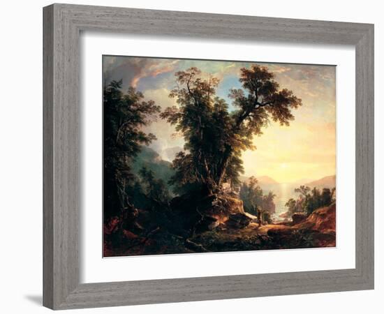 The Indian's Vespers-Asher Brown Durand-Framed Giclee Print