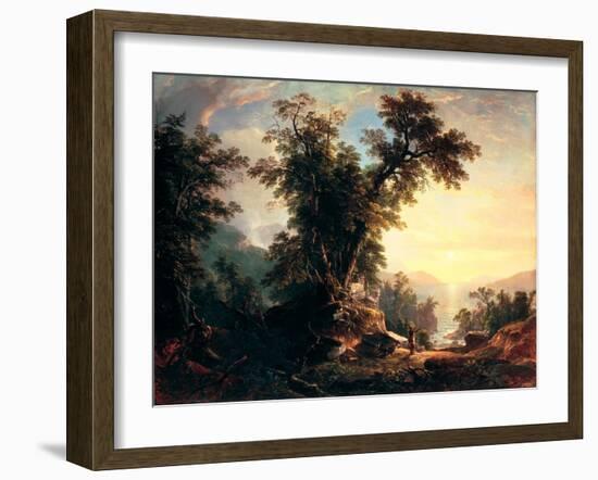 The Indian's Vespers-Asher Brown Durand-Framed Giclee Print