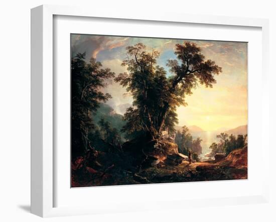 The Indian's Vespers-Asher Brown Durand-Framed Giclee Print