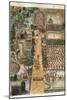 The Indian Village of Secoton, Book Illustration, circa 1570-80-John White-Mounted Giclee Print