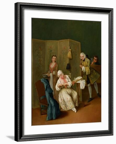 The Indiscreet Gentleman-Pietro Longhi-Framed Giclee Print