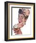 The Indiscreet Widow - Saturday Evening Post "Leading Ladies", June 10, 1950 pg.38-Joe deMers-Framed Giclee Print