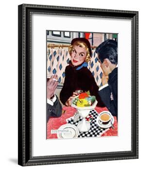 The Indiscreet Window - Saturday Evening Post "Leading Ladies", January 20, 1951 pg.20-Joe deMers-Framed Giclee Print