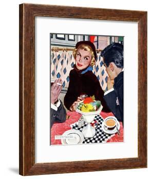 The Indiscreet Window - Saturday Evening Post "Leading Ladies", January 20, 1951 pg.20-Joe deMers-Framed Giclee Print