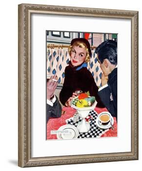 The Indiscreet Window - Saturday Evening Post "Leading Ladies", January 20, 1951 pg.20-Joe deMers-Framed Giclee Print