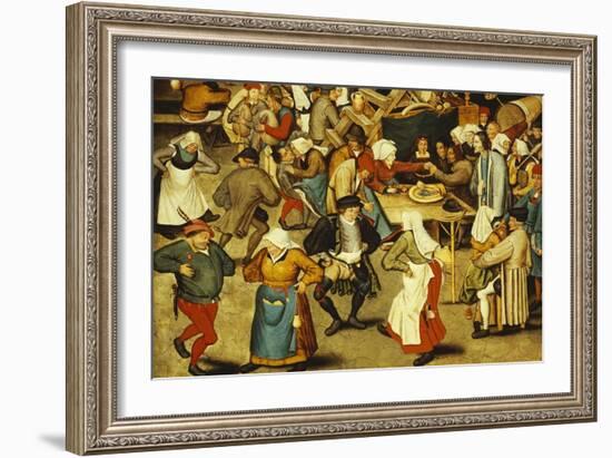 The Indoor Wedding Dance-Pieter Bruegel the Elder-Framed Giclee Print