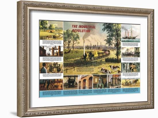 The Industrial Revolution-Ronald Lampitt-Framed Giclee Print