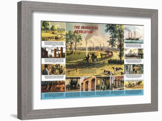 The Industrial Revolution-Ronald Lampitt-Framed Giclee Print