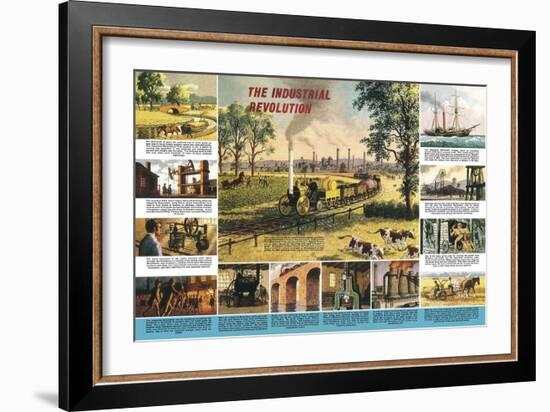 The Industrial Revolution-Ronald Lampitt-Framed Giclee Print