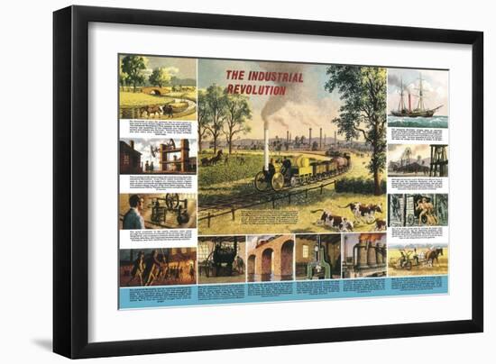 The Industrial Revolution-Ronald Lampitt-Framed Giclee Print