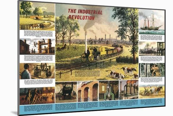 The Industrial Revolution-Ronald Lampitt-Mounted Giclee Print