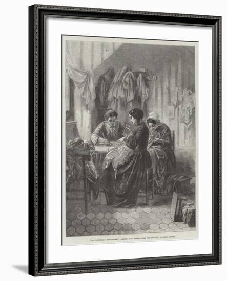 The Industrious Needlewomen-null-Framed Giclee Print