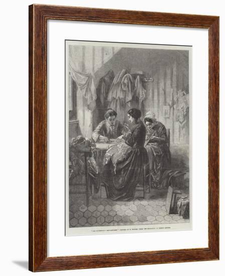 The Industrious Needlewomen-null-Framed Giclee Print