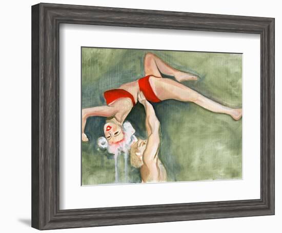 The Inevitable End of a Love Goddess (Jayne 4), 2008-Cathy Lomax-Framed Giclee Print