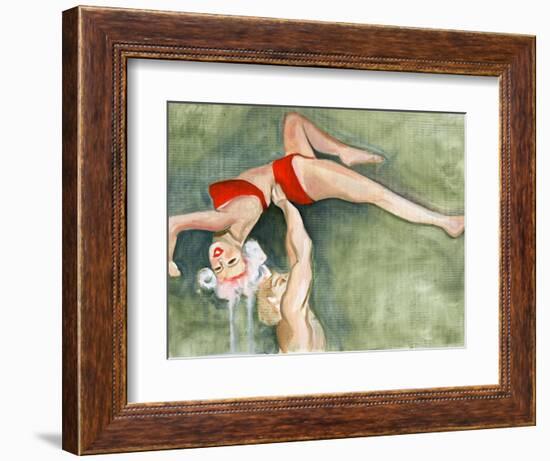 The Inevitable End of a Love Goddess (Jayne 4), 2008-Cathy Lomax-Framed Giclee Print