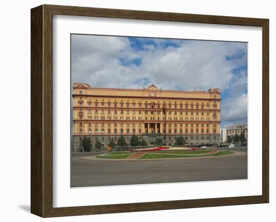 The Infamous Former Headquarters of the Kgb on Lubyanka Square, Moscow, Russia, Europe-Vincenzo Lombardo-Framed Photographic Print