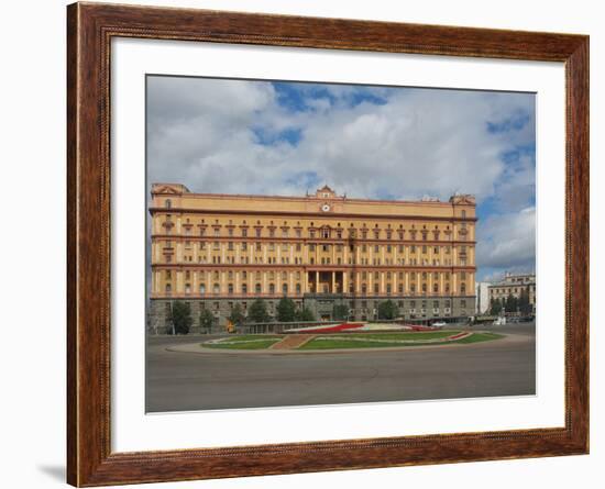 The Infamous Former Headquarters of the Kgb on Lubyanka Square, Moscow, Russia, Europe-Vincenzo Lombardo-Framed Photographic Print