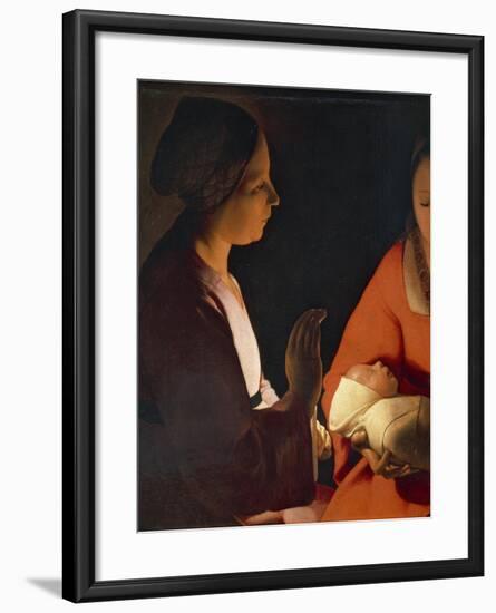 The Infant by Georges De La Tour-null-Framed Giclee Print