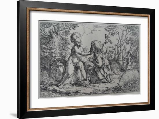 The Infant Christ and St. John-Guido Reni-Framed Giclee Print