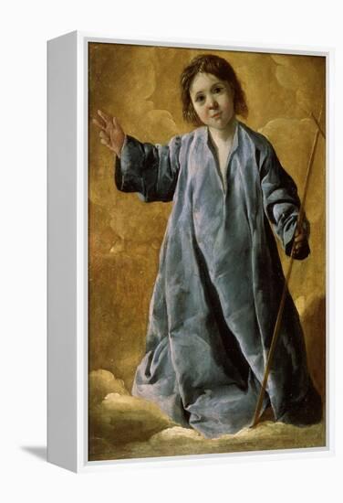 The Infant Christ, C1635-C1640-Francisco de Zurbarán-Framed Premier Image Canvas