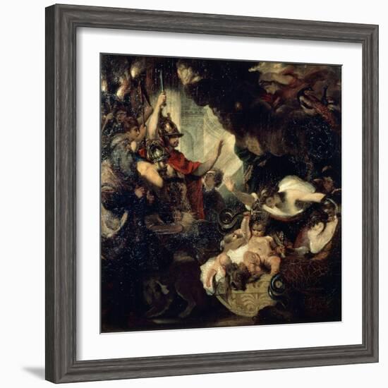 The Infant Hercules Strangling the Serpents, 1786-Joshua Reynolds-Framed Giclee Print