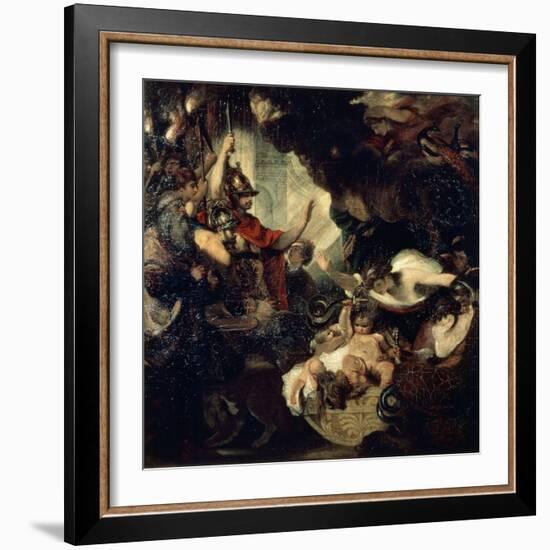 The Infant Hercules Strangling the Serpents, 1786-Joshua Reynolds-Framed Giclee Print