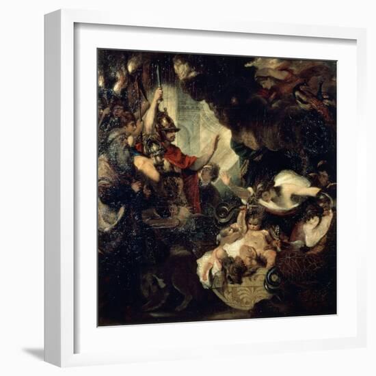 The Infant Hercules Strangling the Serpents, 1786-Joshua Reynolds-Framed Giclee Print