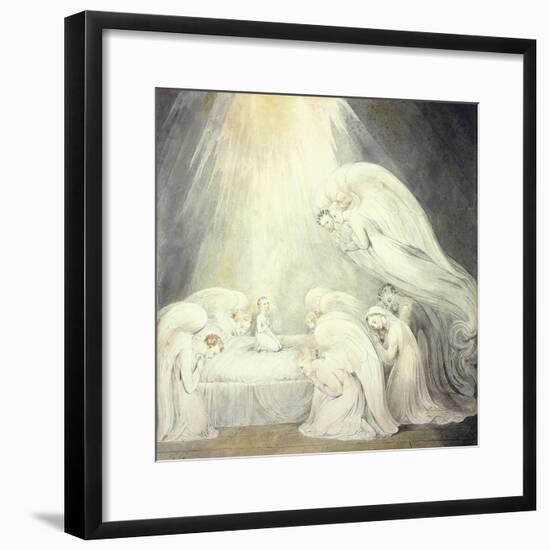 The Infant Jesus Saying His Prayers, C.1805-William Blake-Framed Giclee Print