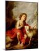 The Infant Saint John the Baptist-Bartolome Esteban Murillo-Mounted Giclee Print