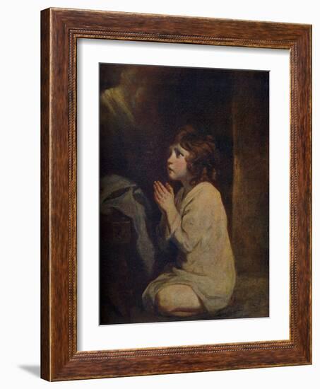 The Infant Samuel, C1776-Joshua Reynolds-Framed Giclee Print