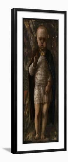 The Infant Savior, C.1460 (Tempera on Canvas)-Andrea Mantegna-Framed Giclee Print